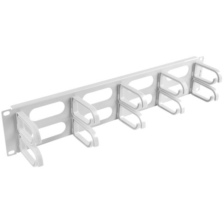 Painel Frontal 2U - 10 Aneis - 19" - Cinza