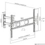 Equip Suporte TV 37"-70" de parede articulado