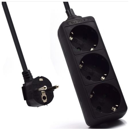 Régua Ewent 3 Tomadas