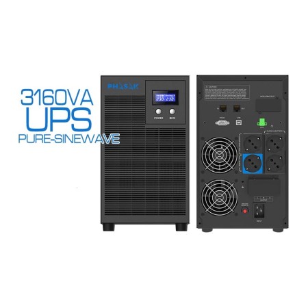 UPS Phasak PROTEKT 3160VA Interactive Pure Sinewave