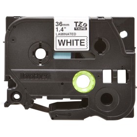 Brother TZe261 Black/White Cinta Laminada de Etiquetas Compatível