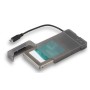 Caixa externa i-tec MySafe Easy 2,5" USB-C 3.1 Gen 2  Preto