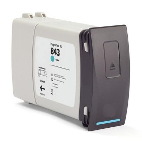 HP 843C Tinteiro Cyan Pigmentado Compatível