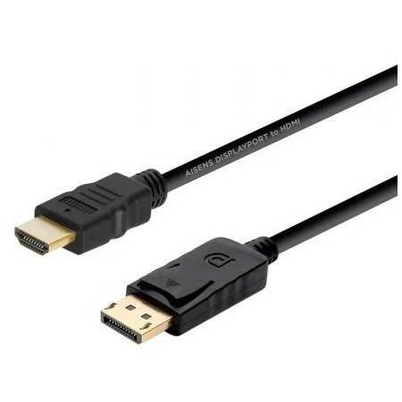 Cabo Aisens Displayport para HDMI M/M 2 metro