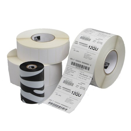 ZEBRA Etiquetas 102x38x76mm 2000T Papel MatePremium 4 Rolos