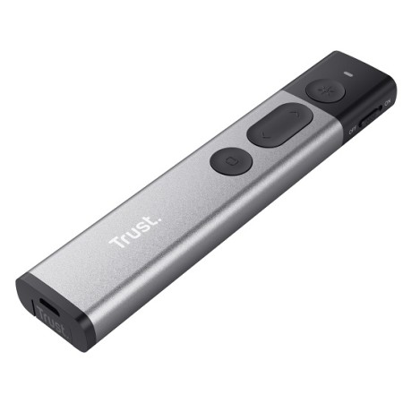 Apresentador Trust Kazun Wireless em alumínio