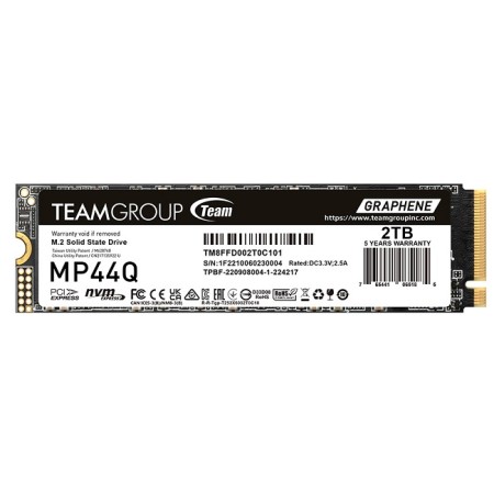 SSD Team Group 2TB MP44Q M.2 PCIe 4.0 NVMe c/dissip Grafeno