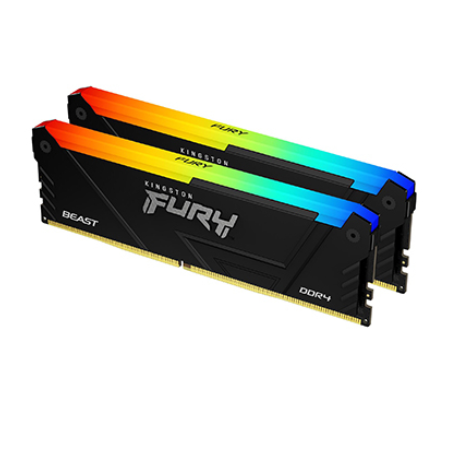 Kingston 16GB (2 x 8GB) DDR4 3600MHz FURY Beast RGB