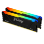 Kingston 16GB (2 x 8GB) DDR4 3600MHz FURY Beast RGB