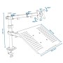 Unykach UK1420 Suporte para monitor c/ base para portátil 13"-32"