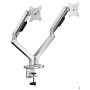 Napofix Suporte de Secretária Full-Motion para Duplo Monitor 13"-32'' Silver
