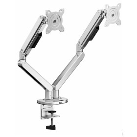 Napofix Suporte de Secretária Full-Motion para Duplo Monitor 13"-32'' Silver
