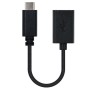 Adaptador Nanocable USB 2 Tipo-C Macho para USB-A fêmea