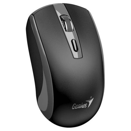 Genius ECO-8150 Copilot Wireless Rechargeable Mouse Preto e Cinza