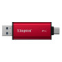 Kingston Dual Portable 2TB USB Type-A / USB-C Vermelha