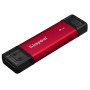 Kingston Dual Portable 2TB USB Type-A / USB-C Vermelha