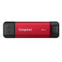 Kingston Dual Portable 2TB USB Type-A / USB-C Vermelha