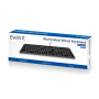 Teclado Ewent Retroiluminado USB PT Preto