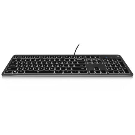 Teclado Ewent Retroiluminado USB PT Preto