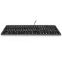 Teclado Ewent Retroiluminado USB PT Preto