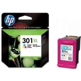 HP Tinteiro Tricolor Nº 301XL