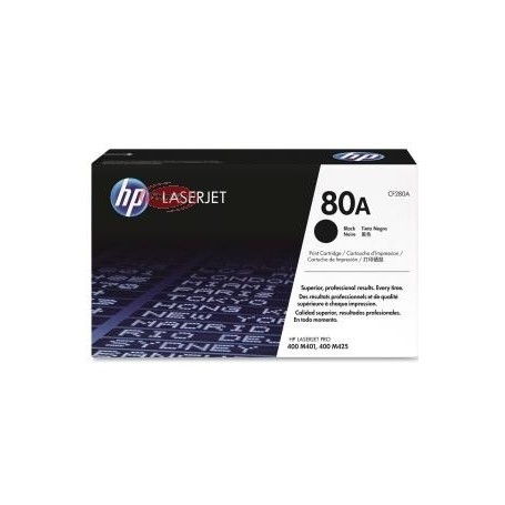 HP Toner Preto LaserJet Pro  80A