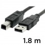 Cabo USB 2.0 tipo A / B - 1.8 m