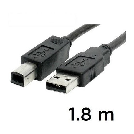 Cabo USB 2.0 tipo A – B -  1.8 m