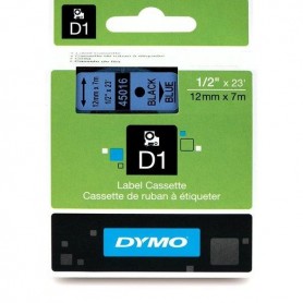 DYMO 45016 Black/Blue Fita Laminada Compatível