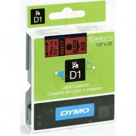 DYMO 45017 Black/Red Fita Laminada Compatível