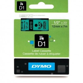 DYMO 45019 Black/Green  Fita Laminada Compatível