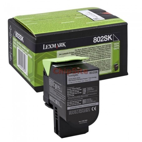Lexmark 80C2SK0 Black Toner
