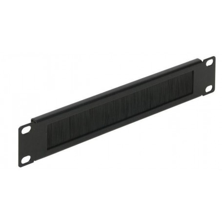 Painel Frontal 10" para Conduta de Cabos 1U com Escova