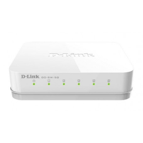 D-Link GO-SW-5G 5-Port 10/100/1000Mbps Copper Gigabit Dlinkgo Switch