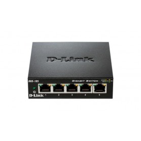 D-Link DGS-105 5-port 10/100/1000Mbps Gigabit Switch