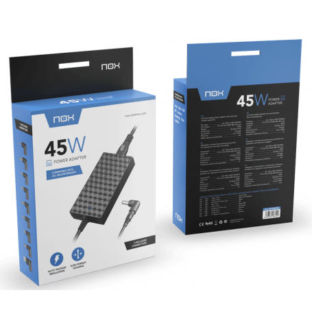 Carregador Universal Nox Notebook Slim 45W