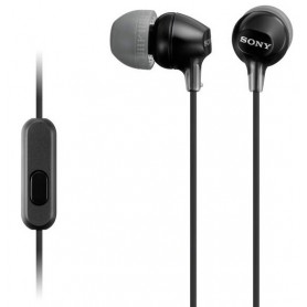 Sony Auscultadores MDR-EX15LPB Black