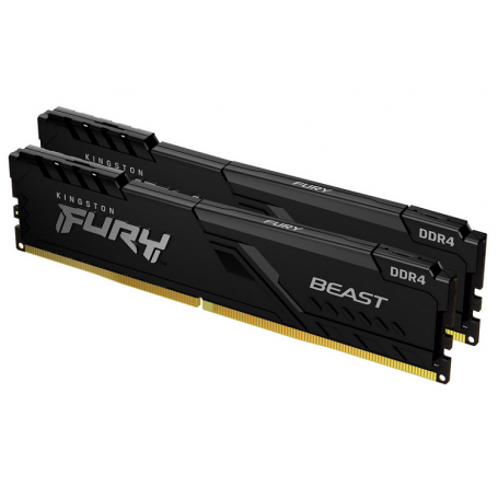 Kingston 32GB (2 x 16GB) DDR4 3600MHZ FURY Beast Black