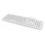 Teclado HAMA KC-200 White