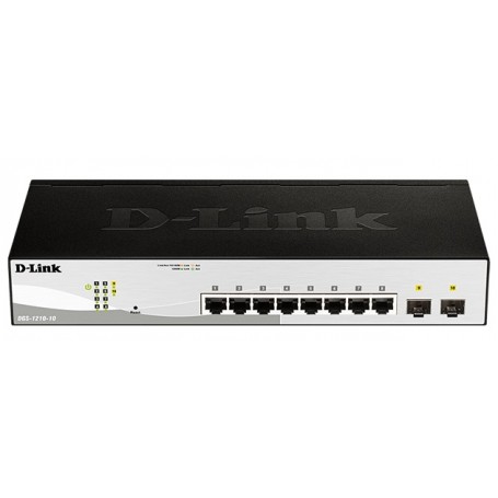D-Link Switch 8 Portas Gigabit Smart + 2 SFP ports
