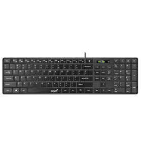 Teclado Genius SlimStar KB-126 Black USB