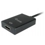 Adaptador Equip  VGA / HDMI M/F c/Audio Preto