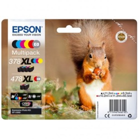 Epson 378XL+ 478XL  Multipack 6 Cores