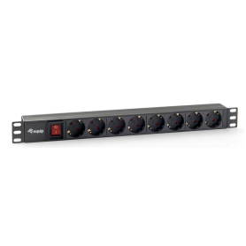 Equip 8 bay CEE7 / 4 w. switch