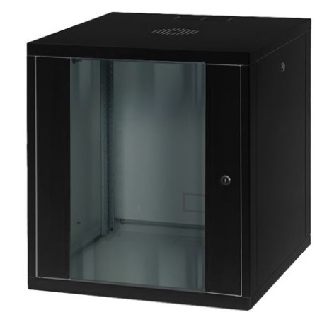 Rack mural Phasak 16U 600X600 (Montado) preto