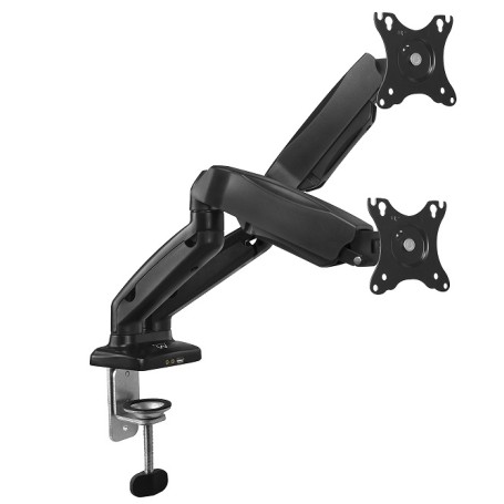 Ewent Suporte Monitor com amortecedor 2 monitor 13"-27"