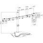Ewent Suporte Secretária para 2 Monitor até 32"