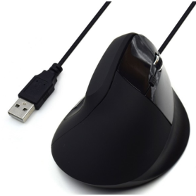 Rato Ewent  Ergonómico Vertical Black