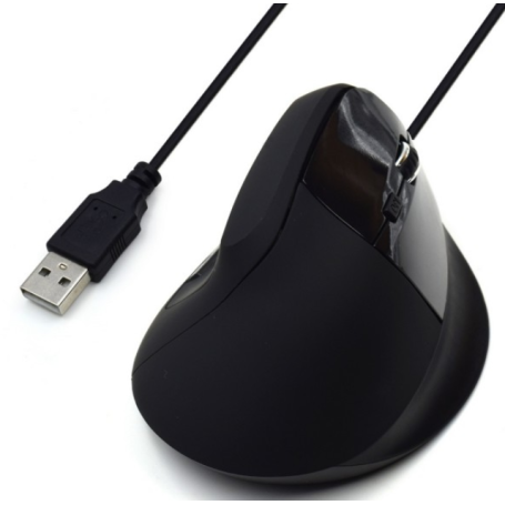 Rato Ewent Vertical Ergonomic black