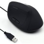 Rato Ewent Vertical Ergonomic black
